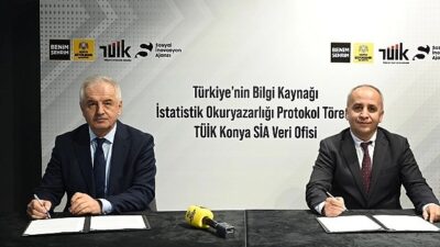 Konya Büyükşehir Belediyesi ile TÜİK arasında Sosyal İnovasyon Ajansı’nda istatistik