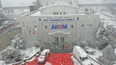 İstanbul Büyükşehir Belediyesi Afet İşleri Dairesi Başkanlığı AKOM, 10 Şubat