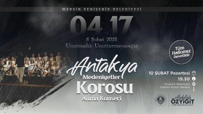 Mersin Yenişehir Belediyesi, 6 Şubat 2023 tarihinde yaşanan deprem felaketinin