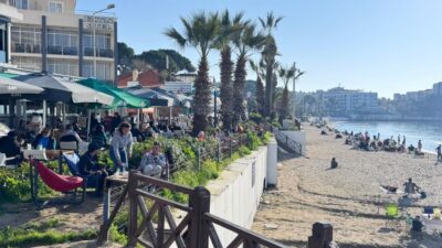 Aydın'ın önemli turizm merkezlerinden biri olan Kuşadası ilçesi, hafta sonu