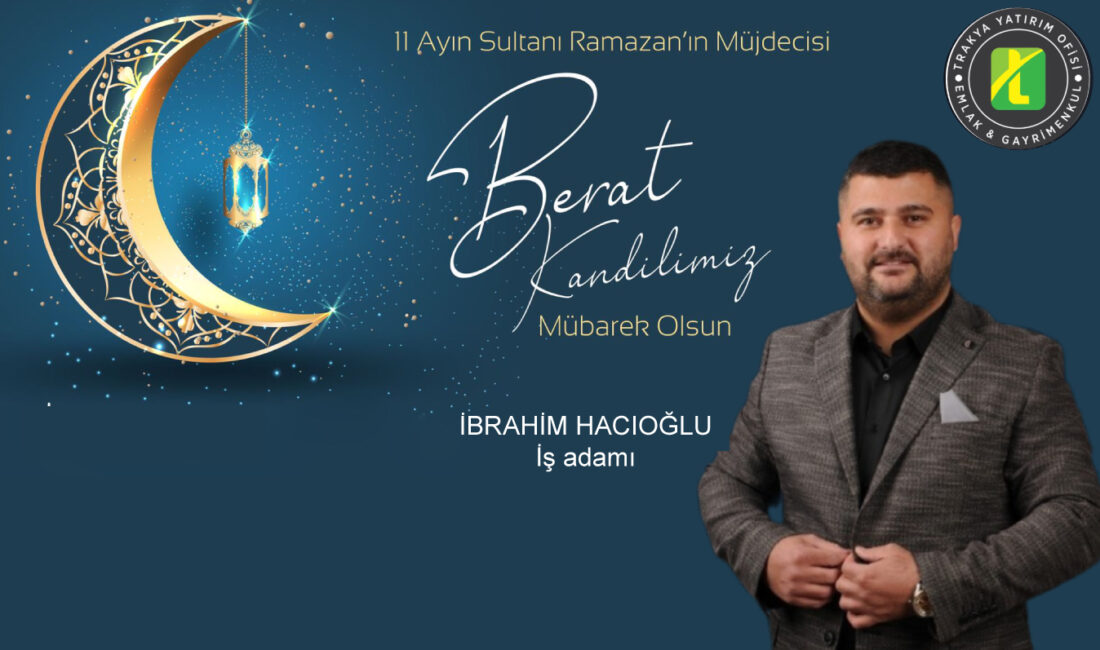 Trakya Yatırım Ofisi Gayrimenkul emlak firmasının sahibi İbrahim HACIOĞLU Berat