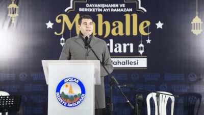 Tahtakale Mahallesi’nde gerçekleşen iftar programında konuşan Utku Caner Çaykara, “Ben