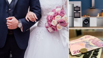 Yeni evlenecek gençler için beyaz eşya ve mobilya indirimlerine yönelik