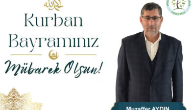 Arnavutköy Hakev Vakfı Başkanı Muzaffer Aydın, Kurban Bayramı nedeniyle bir