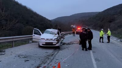 (İHA) -Arnavutköy ilçesinde iftar saatinde meydana gelen trafik kazasında sürücü