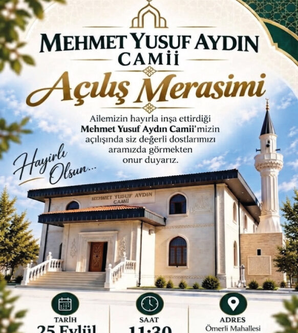Bir evladın babasına vefası, bir mahallenin ise yıllardır beklediği manevi
