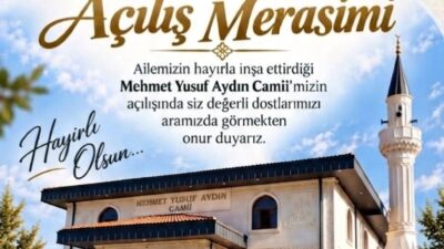 Bir evladın babasına vefası, bir mahallenin ise yıllardır beklediği manevi